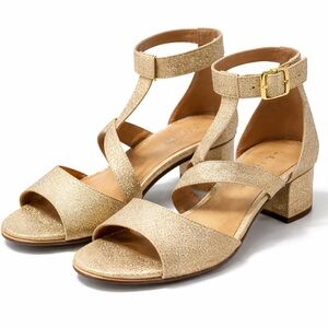 Dream Pairs Glittering Gold Heels